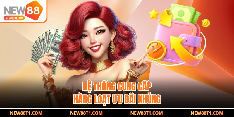Hệ thống cung cấp hàng loạt ưu đãi khủng Hệ thống cung cấp hàng loạt ưu đãi khủng